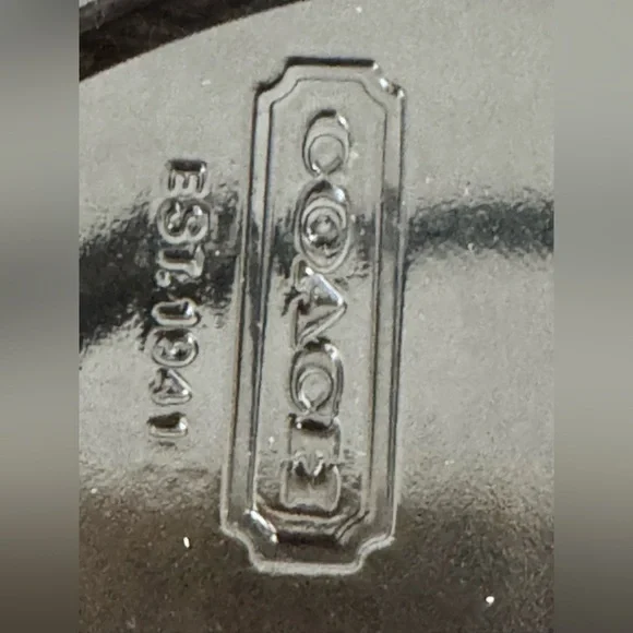 NWOB COACH Piccadilly Jelly Thong Iconic Embossed C Logo Flip Flop Sandals 9 - Picture 7 of 10